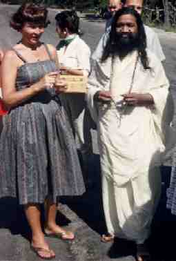 Helen with Maharishi