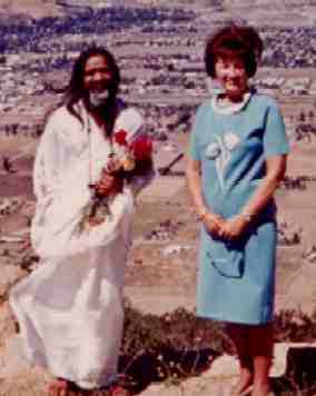 Helen with Maharishi