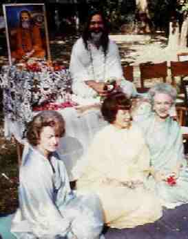 Helen with Maharishi