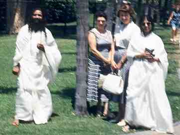 Helen with Maharishi