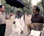 Maharishi Mahesh Yogi with Charlie Lutes and Alan Waite